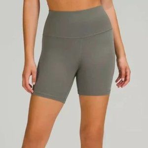 Lululemon Women's Align High-Rise Short 6" | Grey Sage | Size 4